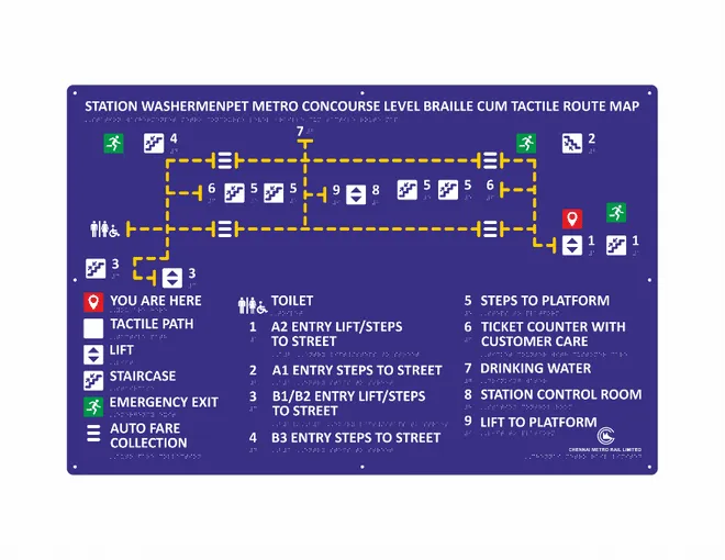 Acrylic Tactile Map gallery image 5