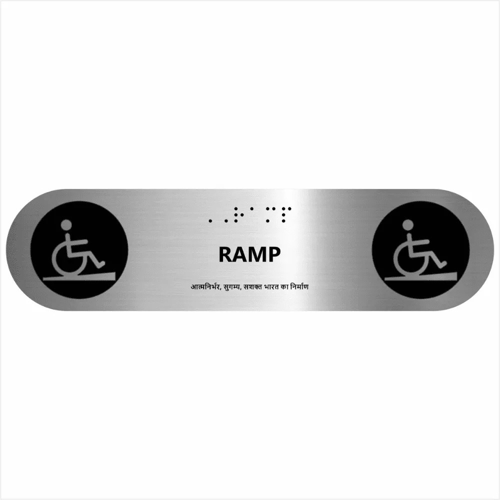 Railing Braille Sign gallery image 3