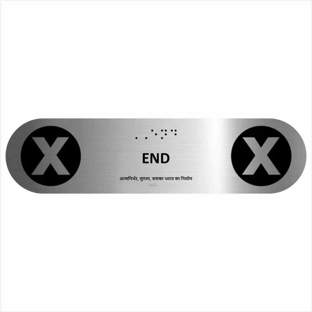 Railing Braille Sign gallery image 6